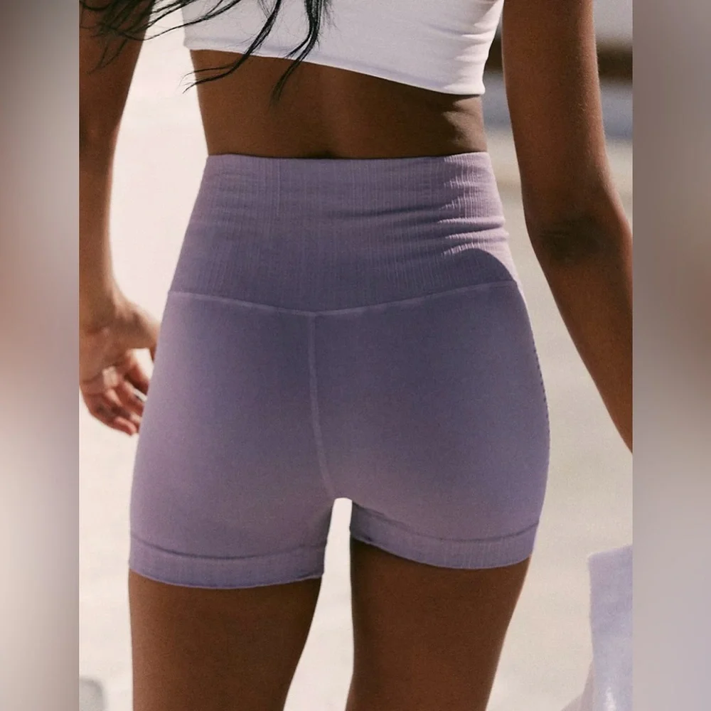 NWOT Free People Good Karma Running Shorts